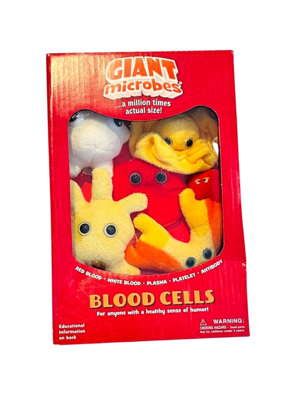GIANT Microbes Themed Gift Boxes - Blood Cells - NEW